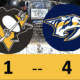 PIttsburgh Penguins game, lose Nashville Predators 4-1