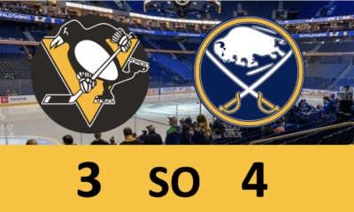 Pittsburgh Penguins shootout win, Buffalo Sabres 4-3