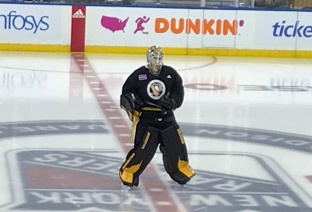 Pittsburgh Penguins goalie Tristan Jarry