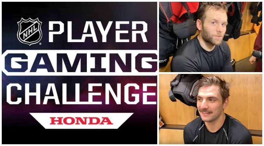 Bryan Rust Zach Aston-Reese NHL Gaming Challenge
