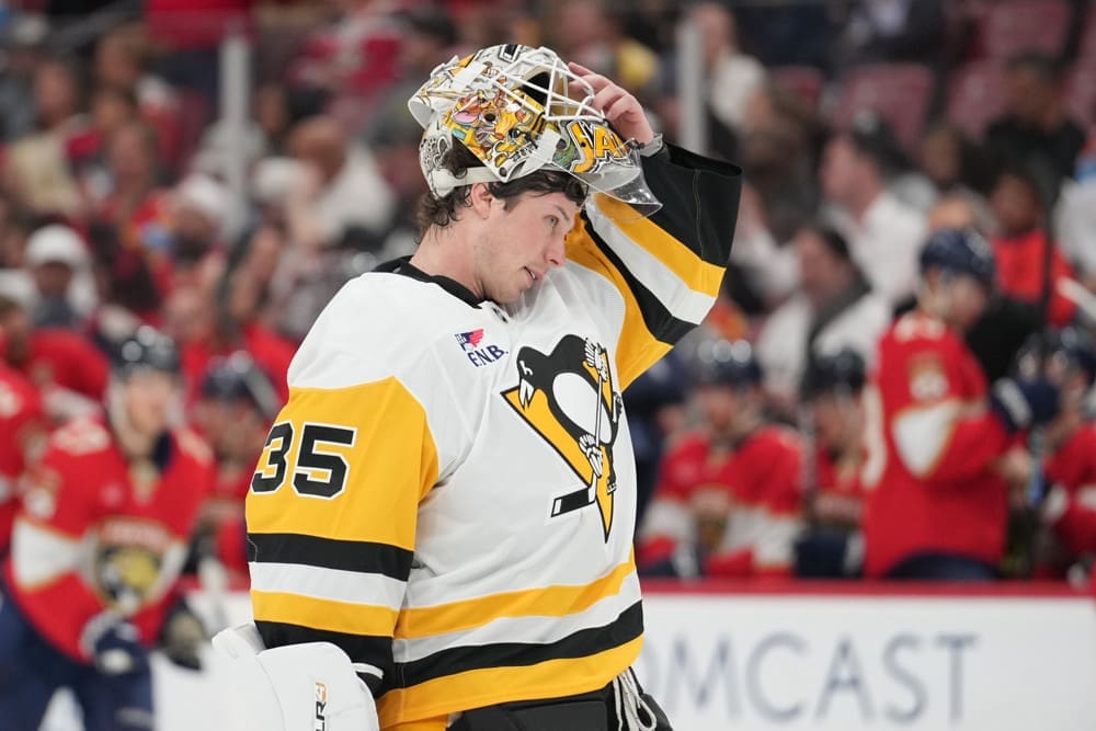 Pittsburgh Penguins locker room, Tristan Jarry, Mike Sullivan