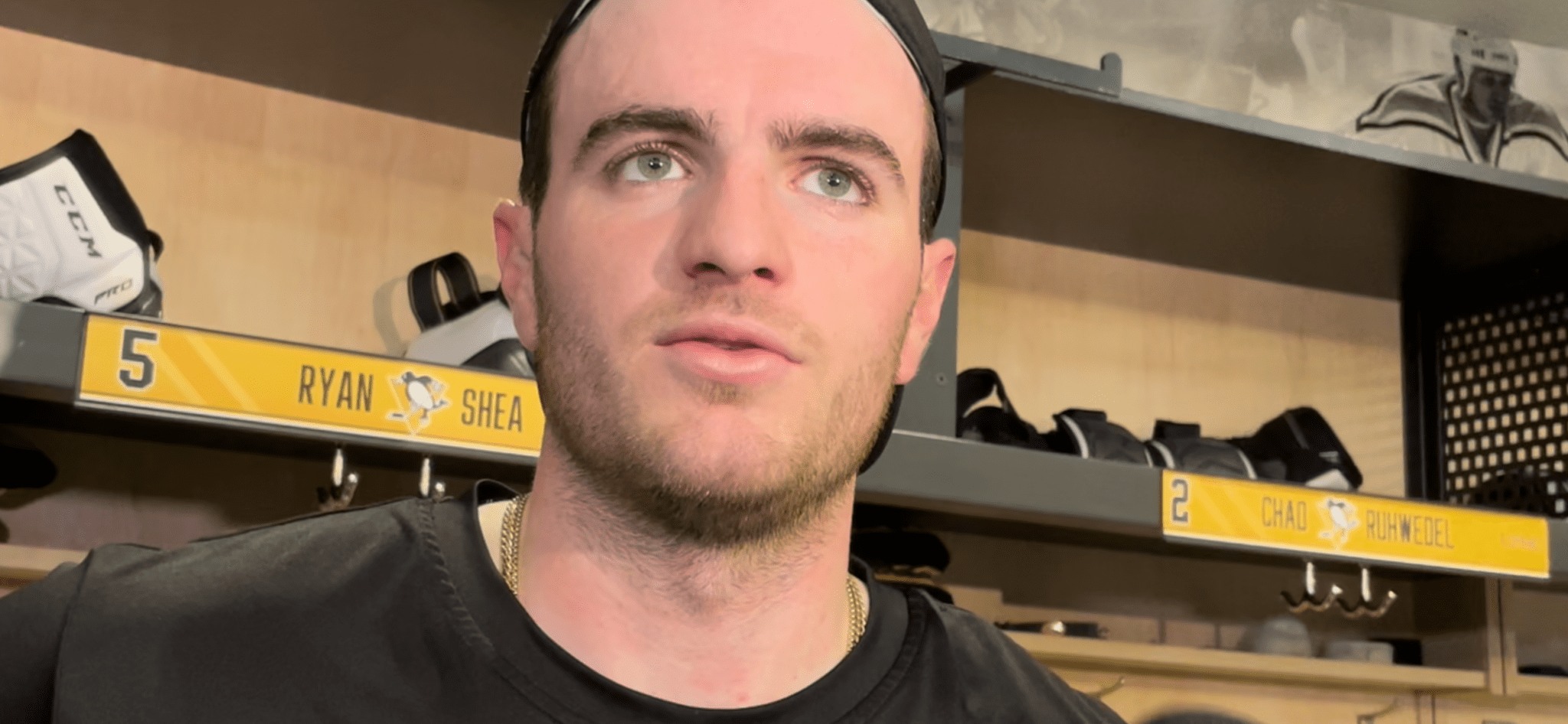 PIttsburgh Penguins defenseman Ryan Shea