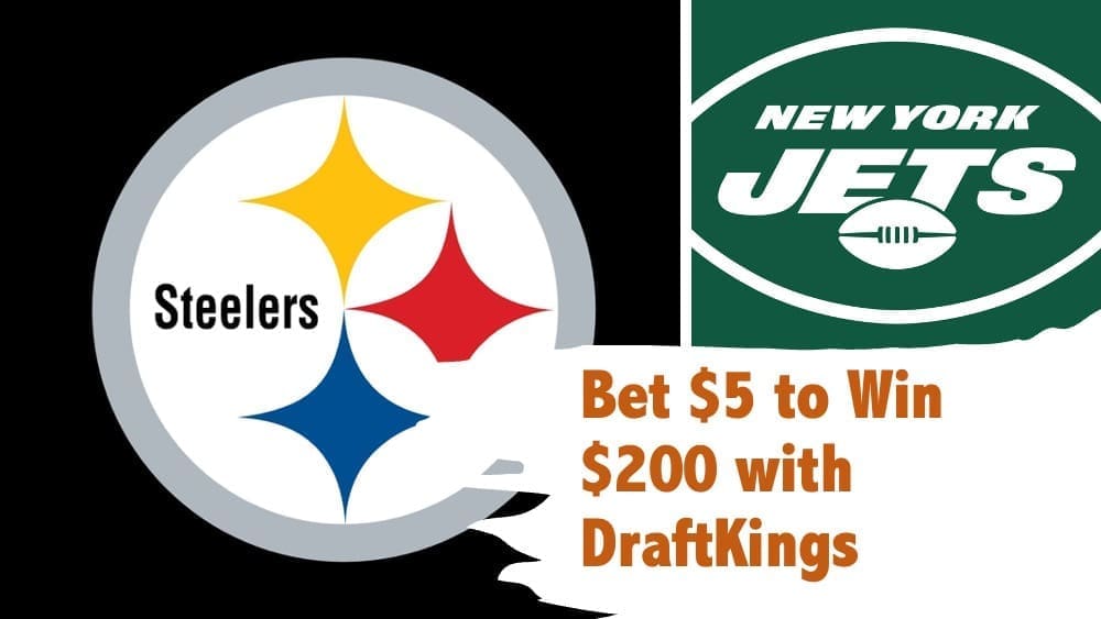 Steelers bets, draftkings promo, jets bets