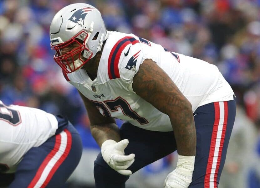 New England Patriots left tackle Trent Brown