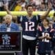 New England Patriots honor Tom Brady, shown with Patriots owner Robert Kraft, at halftime of their Week 1 game against the Philadelphia Eagles.