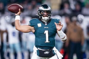 Jalen Hurts and the Philadelphia Eagles remain at number one in the Week 9 NFL Power Rankings