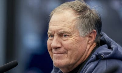 New England Patriots head coach Bill Belichick interviews for NFL head coach vacacncy