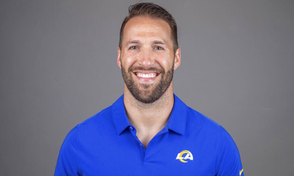 This is a 2022 photo of Jeremy Springer of the Los Angeles Rams NFL football team. This image reflects the Los Angeles Rams active roster as of Tuesday, June 7, 2022 when this image was taken. He has reportedly landed the job of New England Patriots special teams coordinator. (AP Photo)