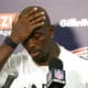 New England Patriots safety Devin McCourty (32) gestures during a post game news conference after an NFL football game against the Miami Dolphins, Sunday, Sept. 11, 2022, in Miami Gardens, Fla. The Dolphins defeated the Patriots 20-7. (AP Photo/Lynne Sladky)