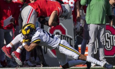 Michigan CB Will Johnson vs. Ohio State in Columbus on November 26, 2022. Zoey Holmstrom