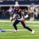 New England Patriots safety Kyle Dugger (23) is seen during the first half of an NFL football game against the Dallas Cowboys, Sunday, Oct. 1, 2023, in Arlington, Texas. Dallas won 38-3. (AP Photo/Brandon Wade)