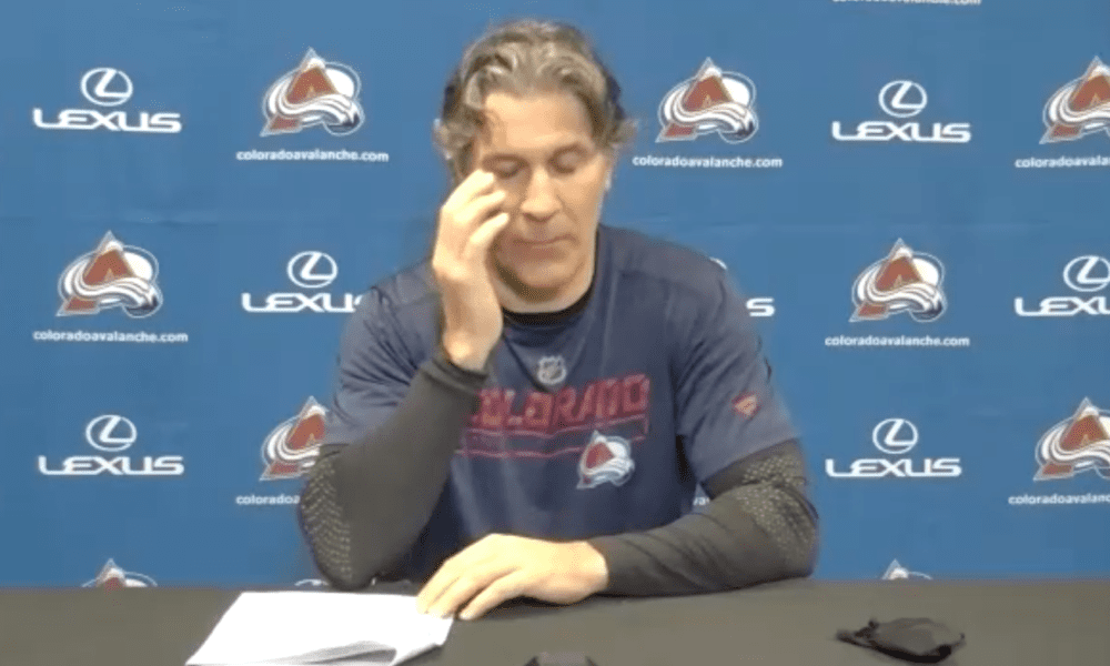 Frustrated Avs coach