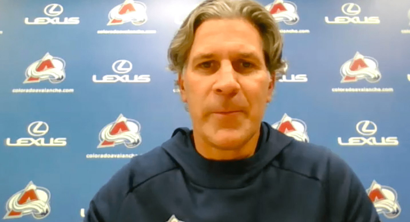 Avalanche head coach Jared Bednar 9/22
