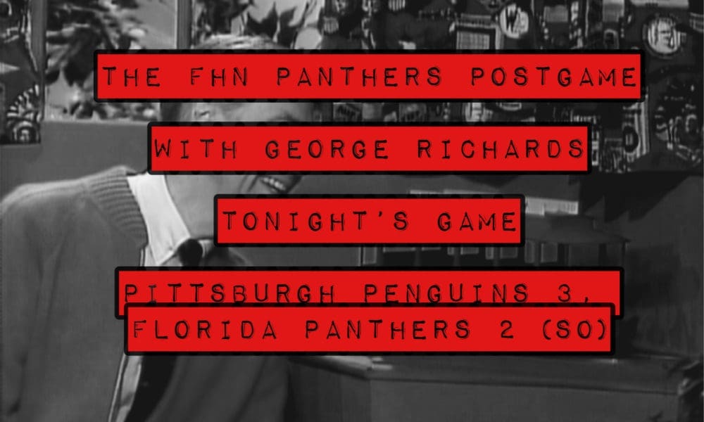 Fhn panthers postgame penguins