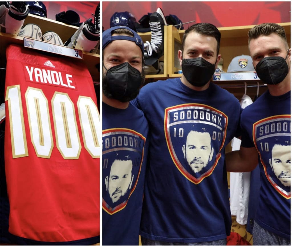 Happy Returns for Keith Yandle with the Florida Panthers Sort Of