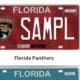 Florida panthers plate