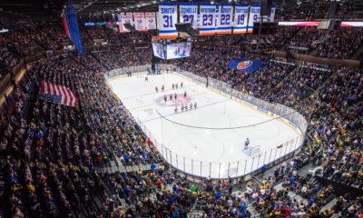 An inside view of the New York Islanders home arena