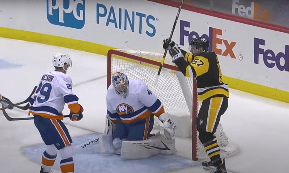 New York Islanders give up first goal to Pittsburgh