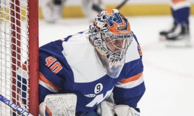 New York Islanders netminder Semyon Varlamov